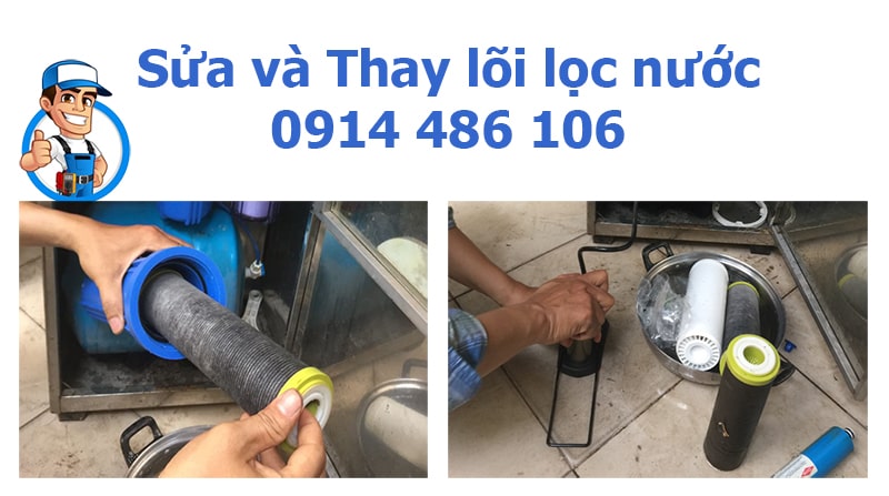 Sửa và thay lõi lọc nước tại Gia Lâm, Hà Nội, thợ giỏi