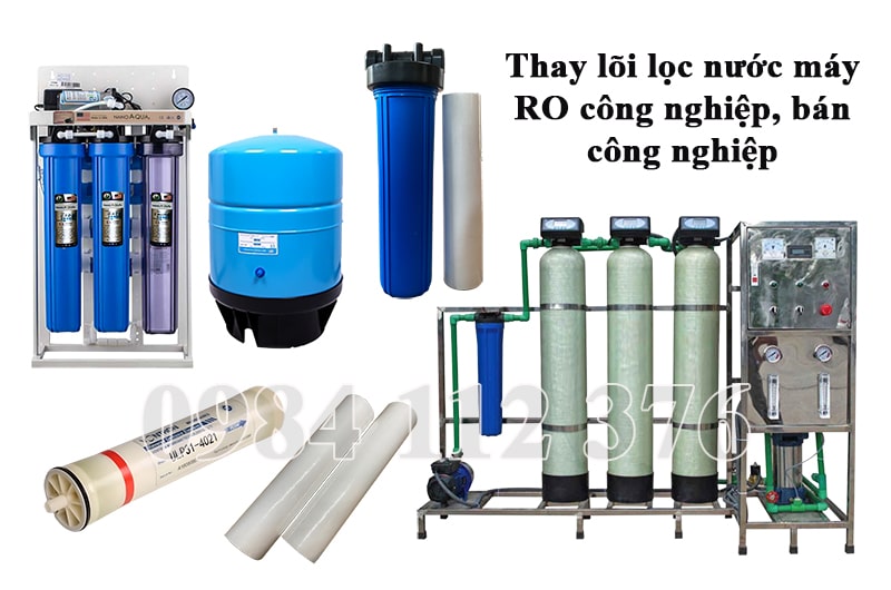 Sửa chữa và thay lõi lọc nước RO công nghiệp