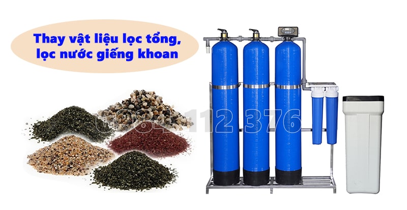 Thay vật liệu lọc tổng