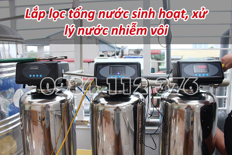 Lắp lọc tổng nước sinh hoạt