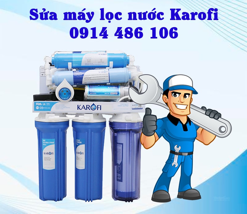 Sửa máy lọc nước Karofi Hà Đông, Hà Nội 0914 486 106