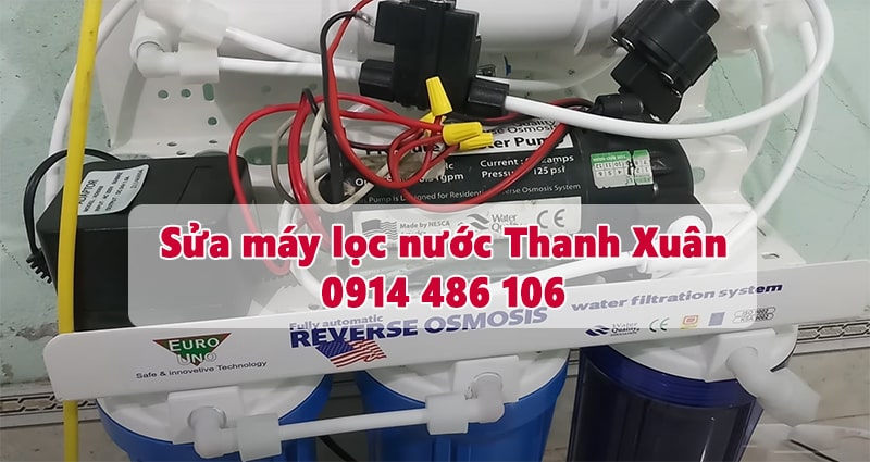 Dịch vụ sửa máy lọc nước Thanh Xuân, bảo hành 24 tháng