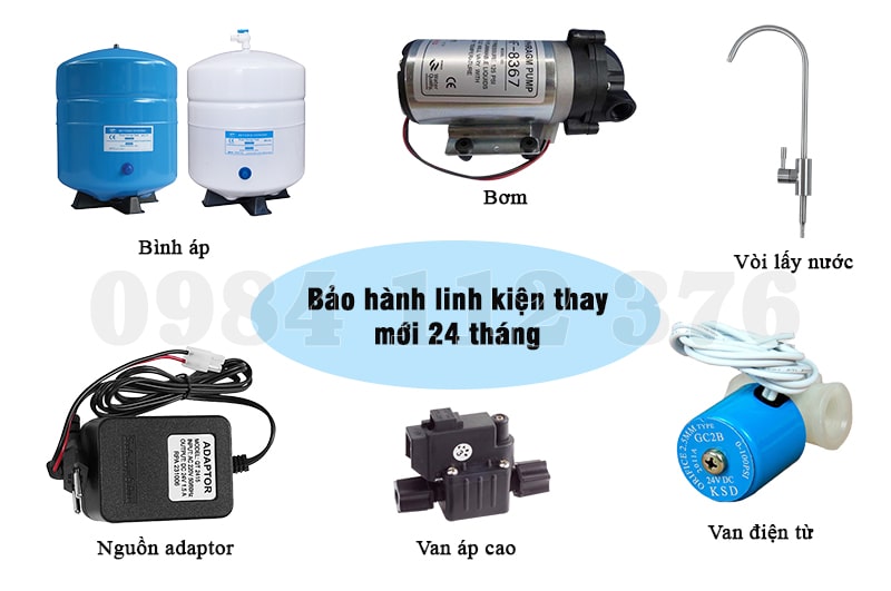 Bảo hành linh kiện thay thế