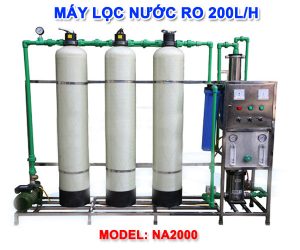 Máy lọc nước RO 200 lít/h cho nước nhiễm vôi NA2000 van cơ