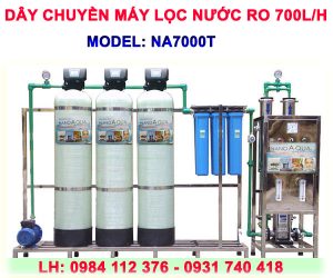 Máy lọc nước RO 700 lít/h cho nước nhiễm vôi NA7000T van tự động