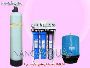 Máy lọc nước RO 100 lít/h cho nước giếng khoan NAK1005