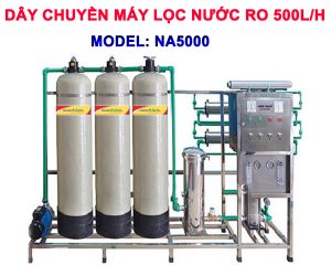 Máy lọc nước RO 500 lít/h cho nước nhiễm vôi NA5000 van cơ