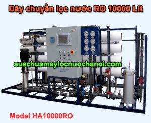 Dây chuyền lọc nước RO 10000 Lít Model HA10000RO