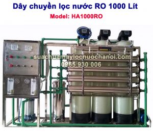 Dây chuyền lọc nước RO 1000 Lít Model HA1000RO