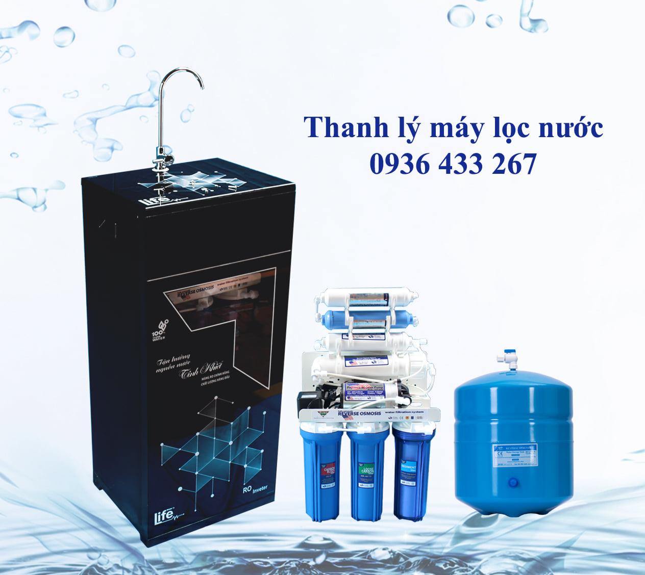 Mua máy lọc nước thanh lý ở Đan Phượng, tốt, bền, rẻ