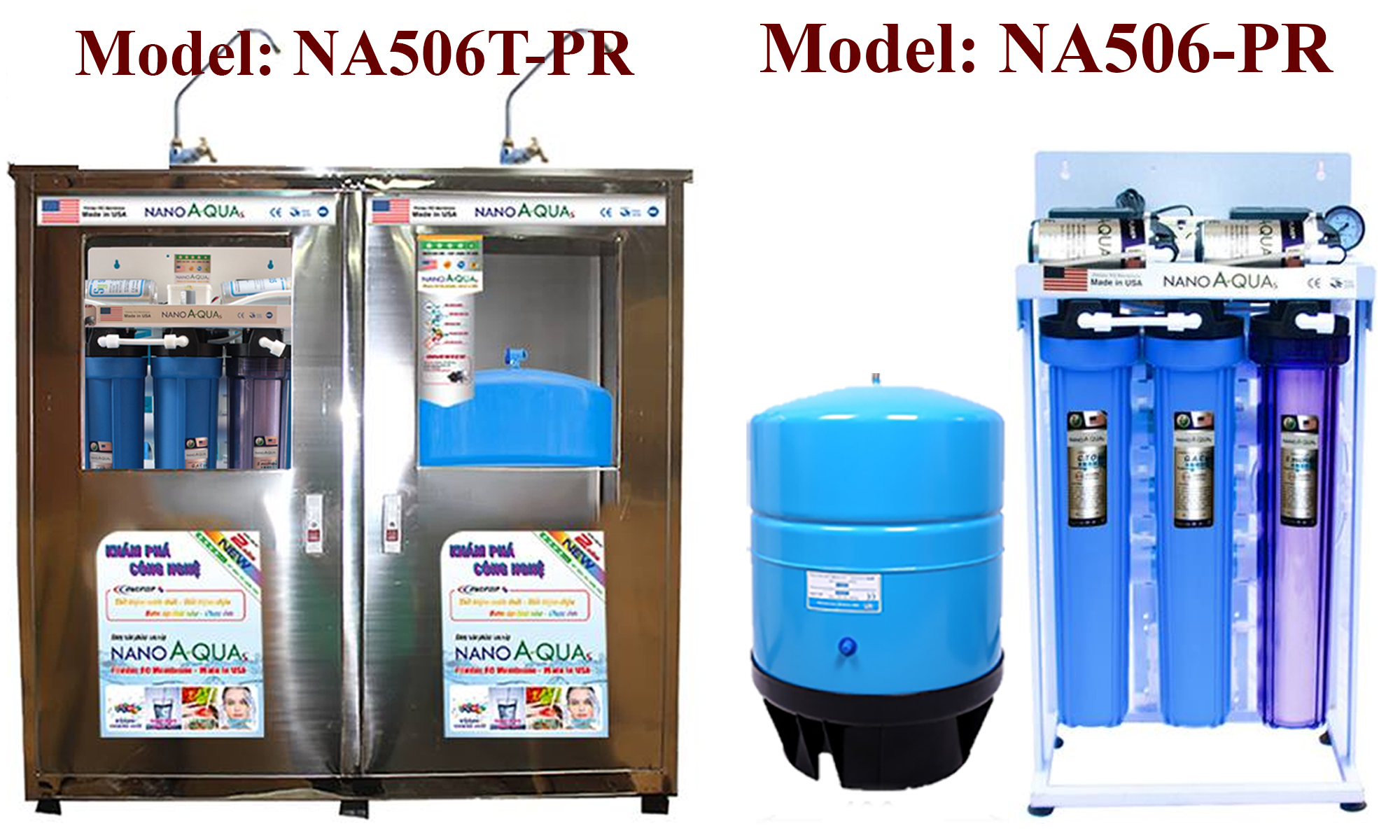 Máy lọc nước RO 50 lít / giờ NanoAquas-PRO