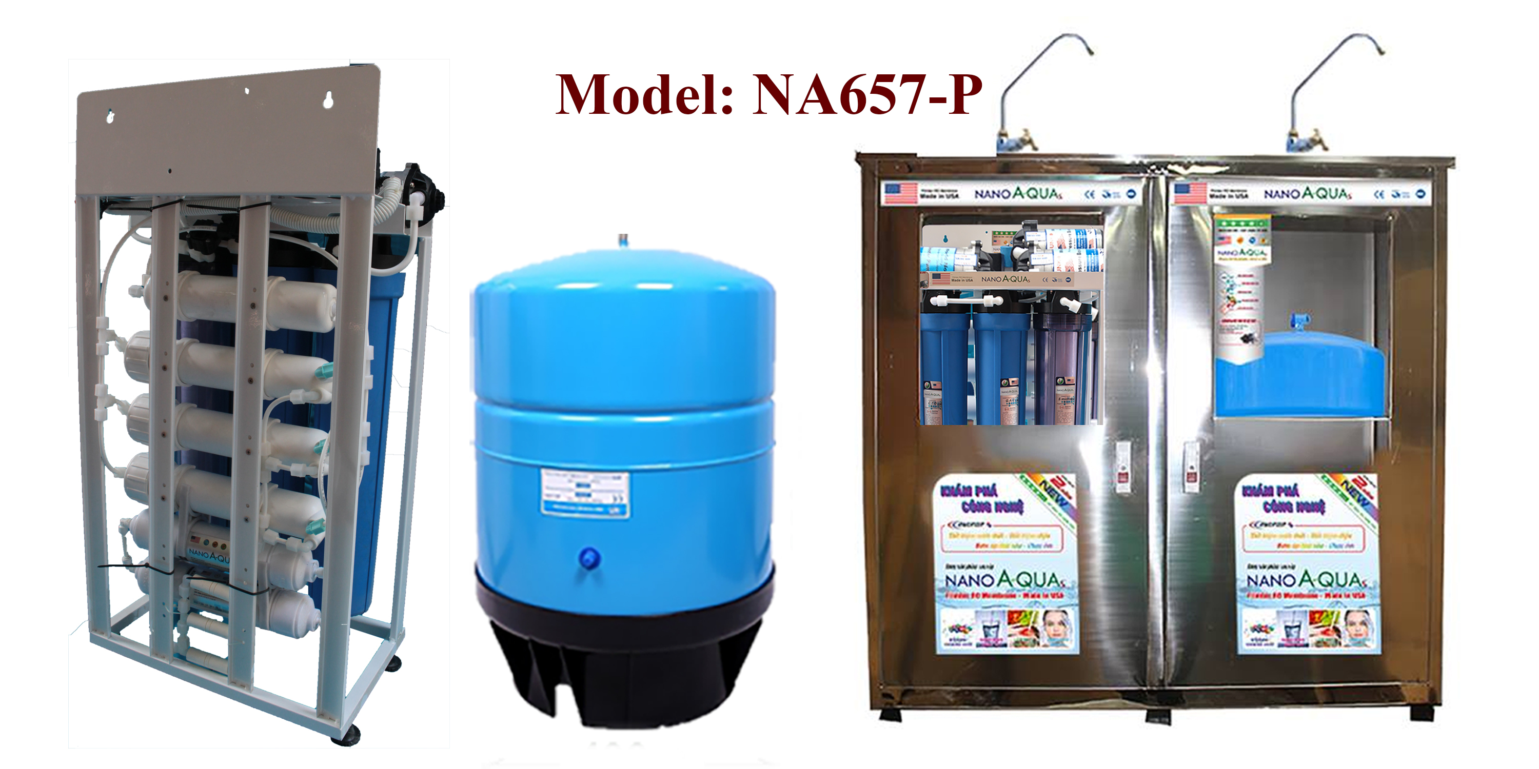 Máy lọc nước RO 65 lít /h NanoAquas PLUS