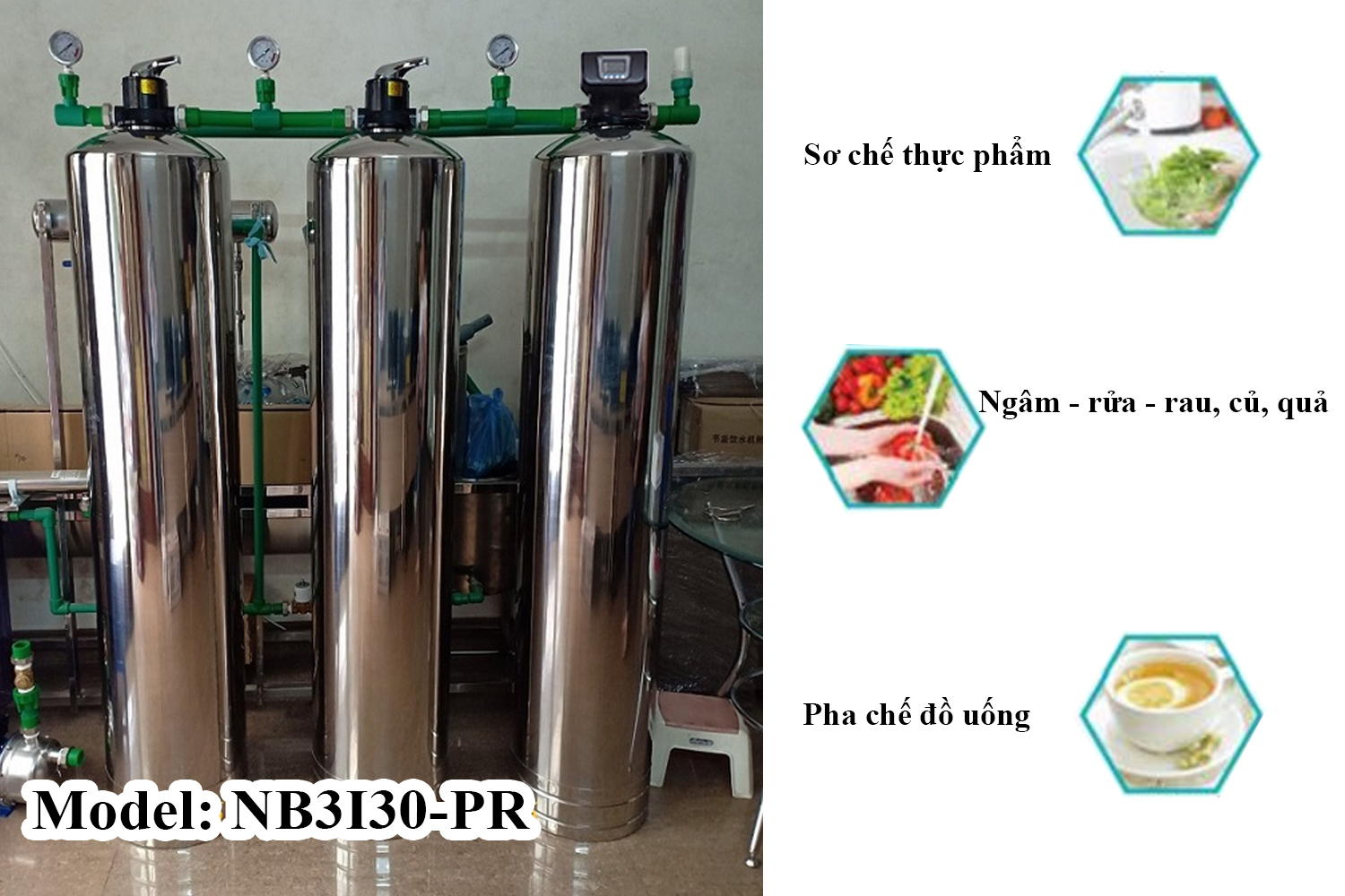 Hệ Thống Lọc Tổng Sinh Hoạt 3000 lít/h NanoAquas-PRO