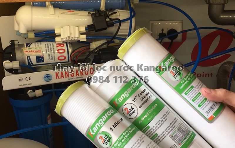 Dịch vụ thay lõi lọc Kangaroo chính hãng giá rẻ ở Khương Đình, Thanh Xuân