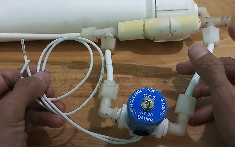 Cách đấu van điện từ máy lọc nước đơn giản tại nhà