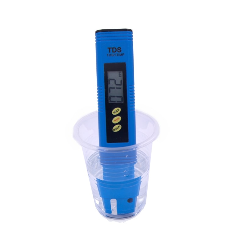 Kiểm tra chất lượng nước bằng máy đo TDS