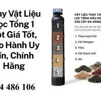 Thay Vật Liệu Lọc Tổng 1 Cột Giá Tốt, Bảo Hành Uy Tín, Chính Hãng