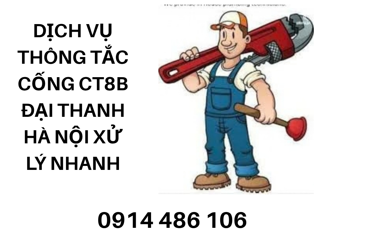 Dịch Vụ Thông Tắc Cống CT8B Đại Thanh Hà Nội – Xử Lý Nhanh, Hạn Chế Đục Phá