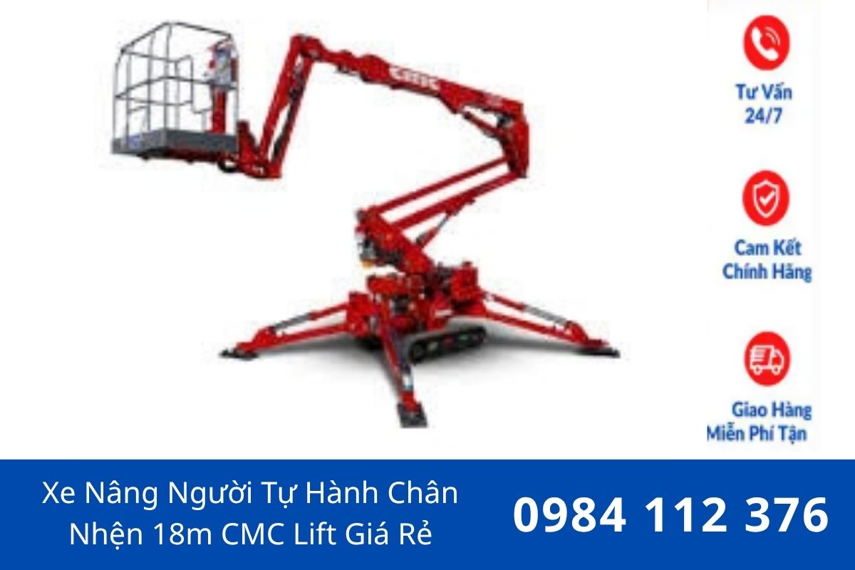 Xe Nâng Người Tự Hành Chân Nhện 18m CMC Lift